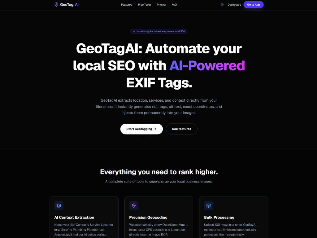 GeoTagAI screenshot 1